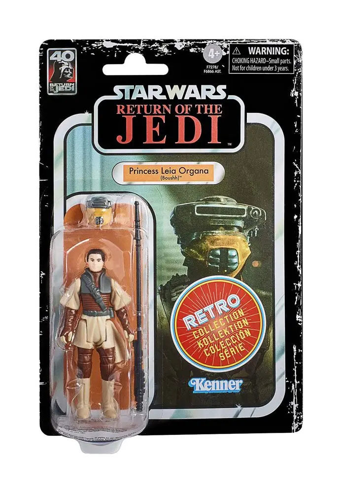 Star Wars Episode VI Retro Collection Actionfigur Princess Leia Organa (Boushh) 10 cm Produktfoto