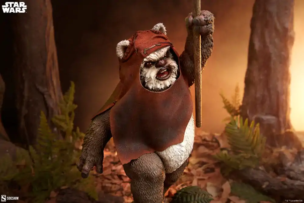 Star Wars: Episode VI - Return of the Jedi Premium Format Statue Wicket 46 cm Produktfoto