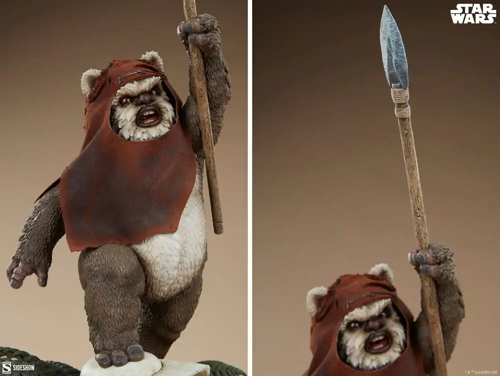 Star Wars: Episode VI - Return of the Jedi Premium Format Statue Wicket 46 cm Produktfoto