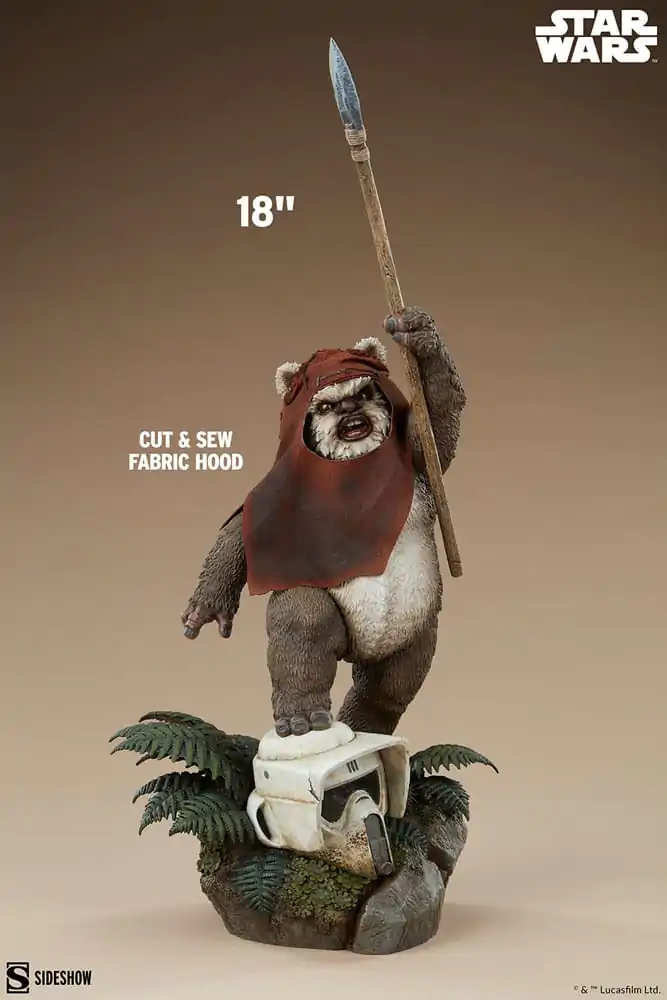 Star Wars: Episode VI - Return of the Jedi Premium Format Statue Wicket 46 cm Produktfoto