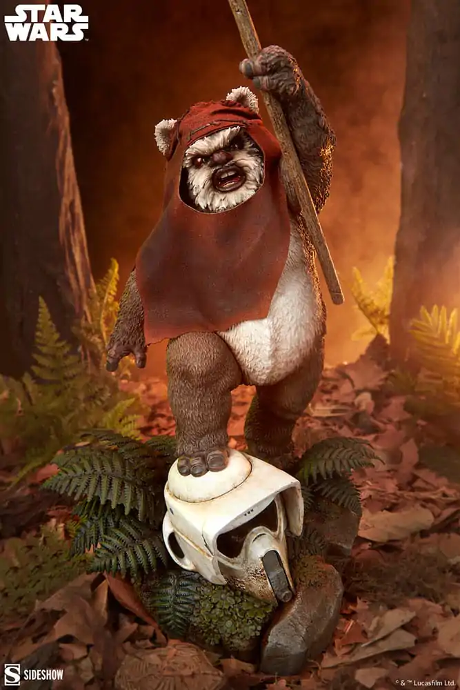 Star Wars: Episode VI - Return of the Jedi Premium Format Statue Wicket 46 cm Produktfoto