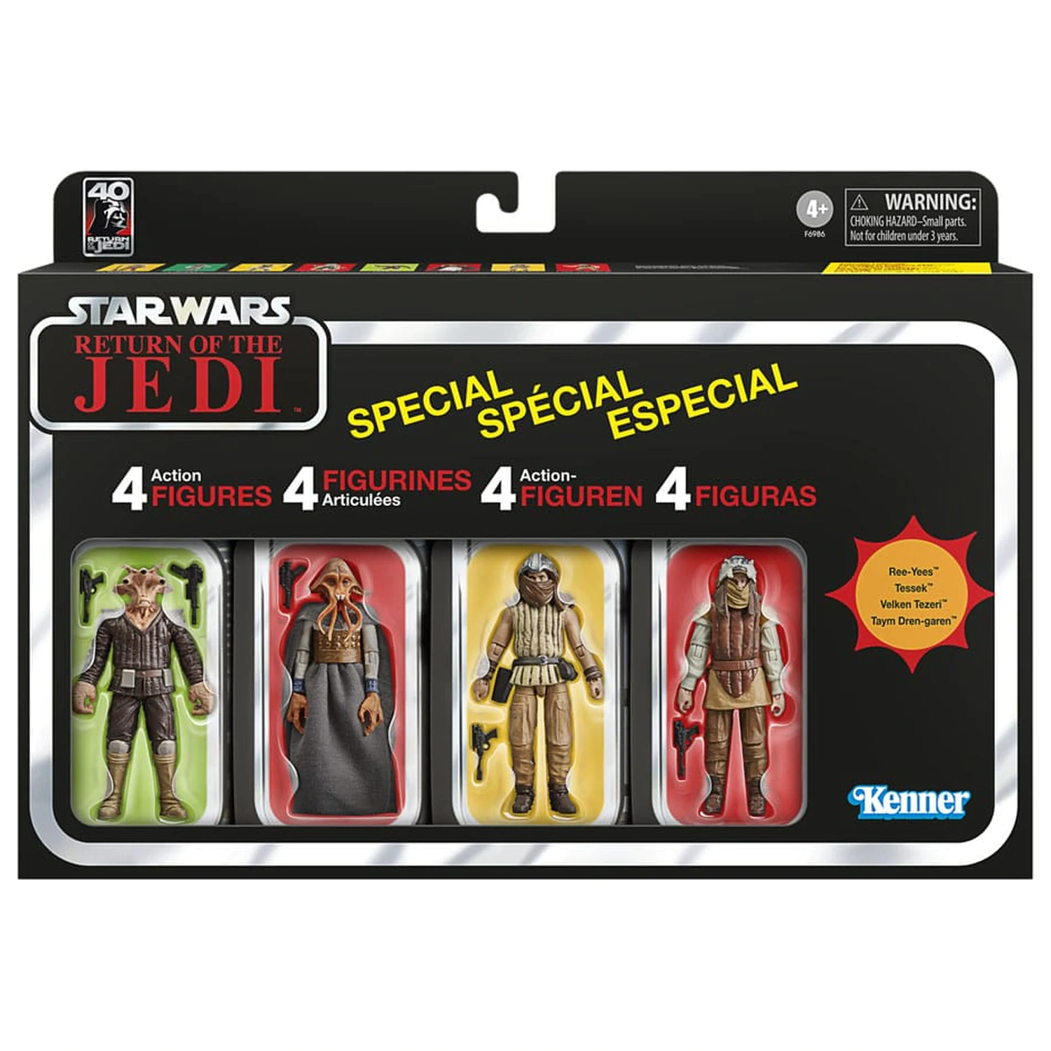 Star Wars Episode VI Vintage Collection Actionfiguren 4er-Pack Jabba's Court Denizens 10 cm Produktfoto