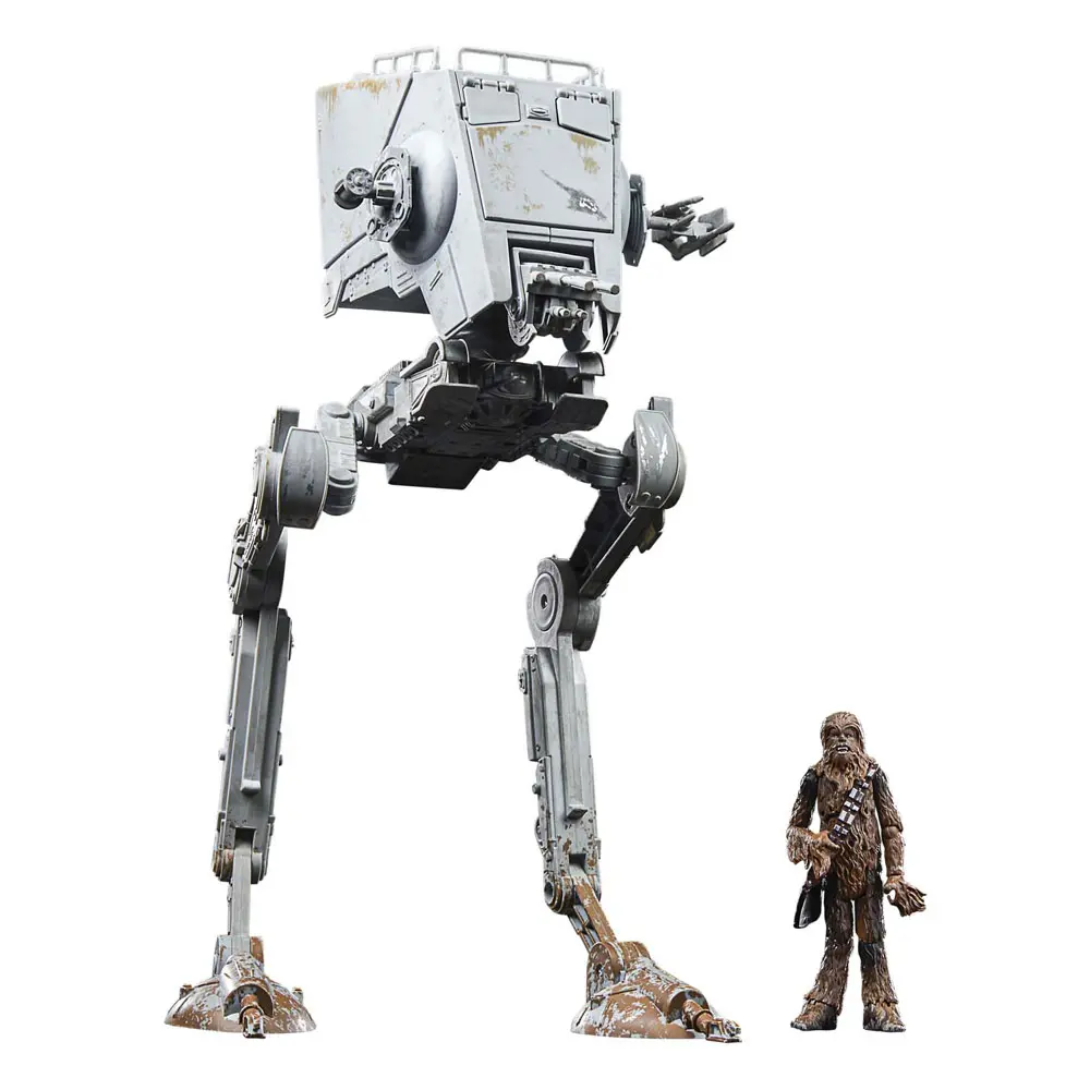 Star Wars Episode VI Vintage Collection Fahrzeug mit Actionfigur AT-ST & Chewbacca Produktfoto