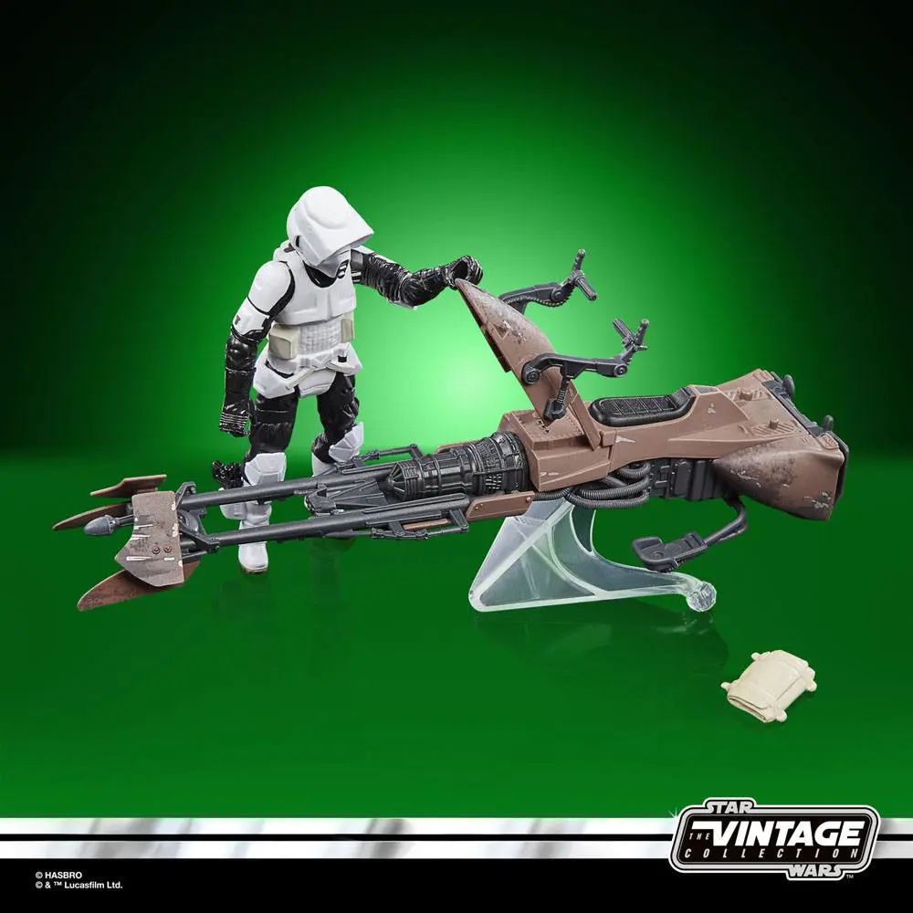 Star Wars Episode VI Vintage Collection Fahrzeug mit Figur Speeder Bike & Scout Trooper termékfotó