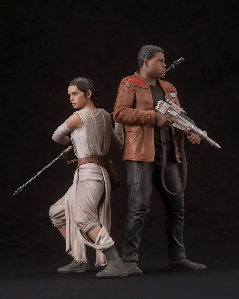 Star Wars Episode VII ARTFX+ Statuen-Doppelpack Rey & Finn 15 - 18 cm Produktfoto