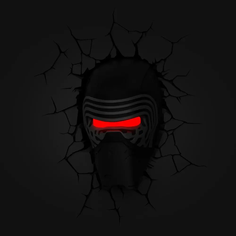 Star Wars Episode VII 3D LED Leuchte Kylo Ren 30 cm Produktfoto