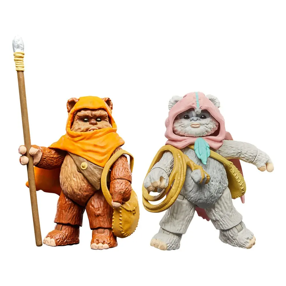 Star Wars: Ewoks Vintage Collection Actionfiguren Wicket W Warrick & Kneesaa 10 cm Produktfoto