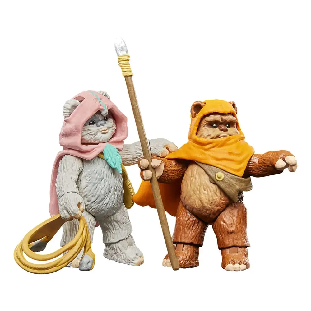 Star Wars: Ewoks Vintage Collection Actionfiguren Wicket W Warrick & Kneesaa 10 cm Produktfoto