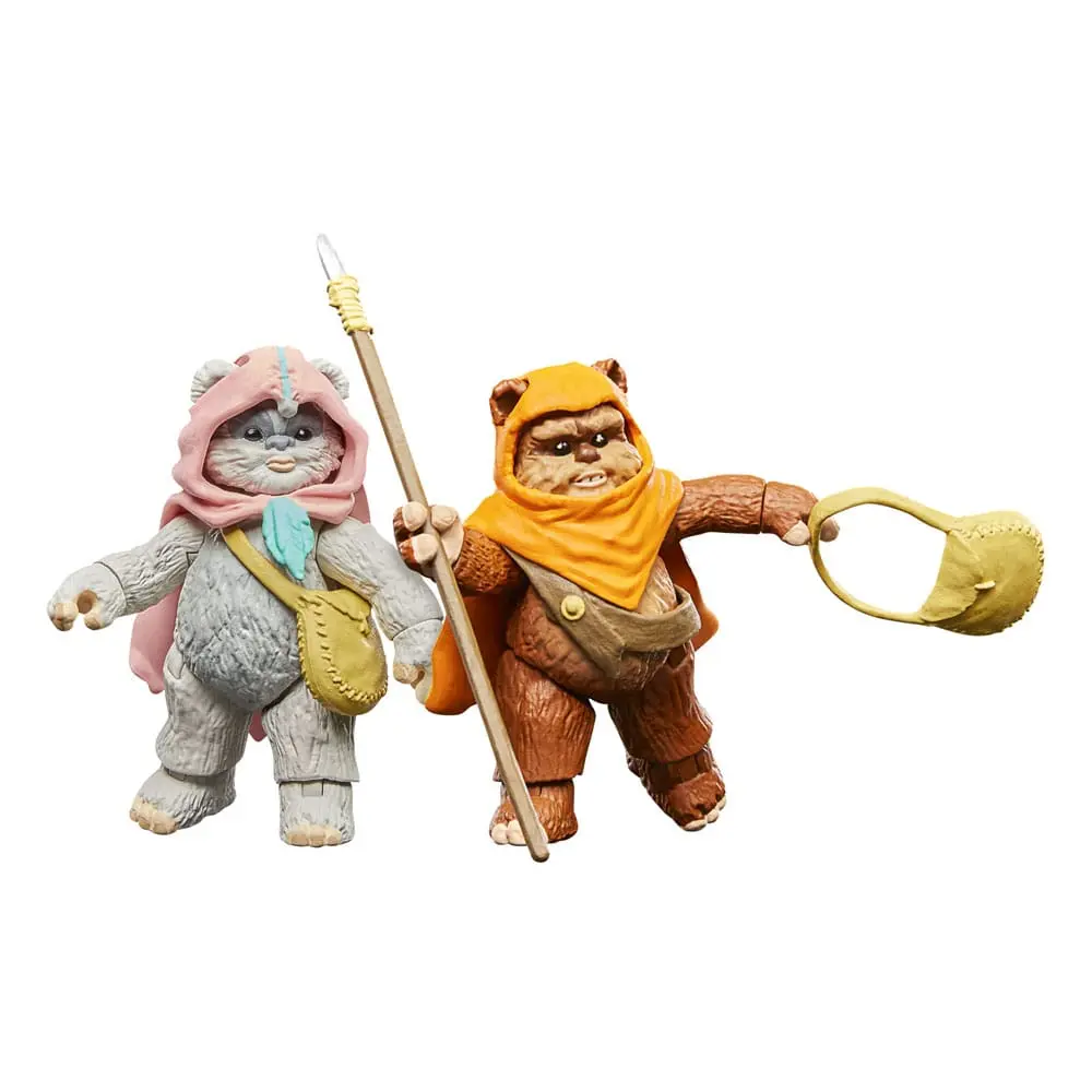 Star Wars: Ewoks Vintage Collection Actionfiguren Wicket W Warrick & Kneesaa 10 cm Produktfoto