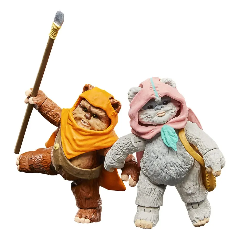 Star Wars: Ewoks Vintage Collection Actionfiguren Wicket W Warrick & Kneesaa 10 cm Produktfoto