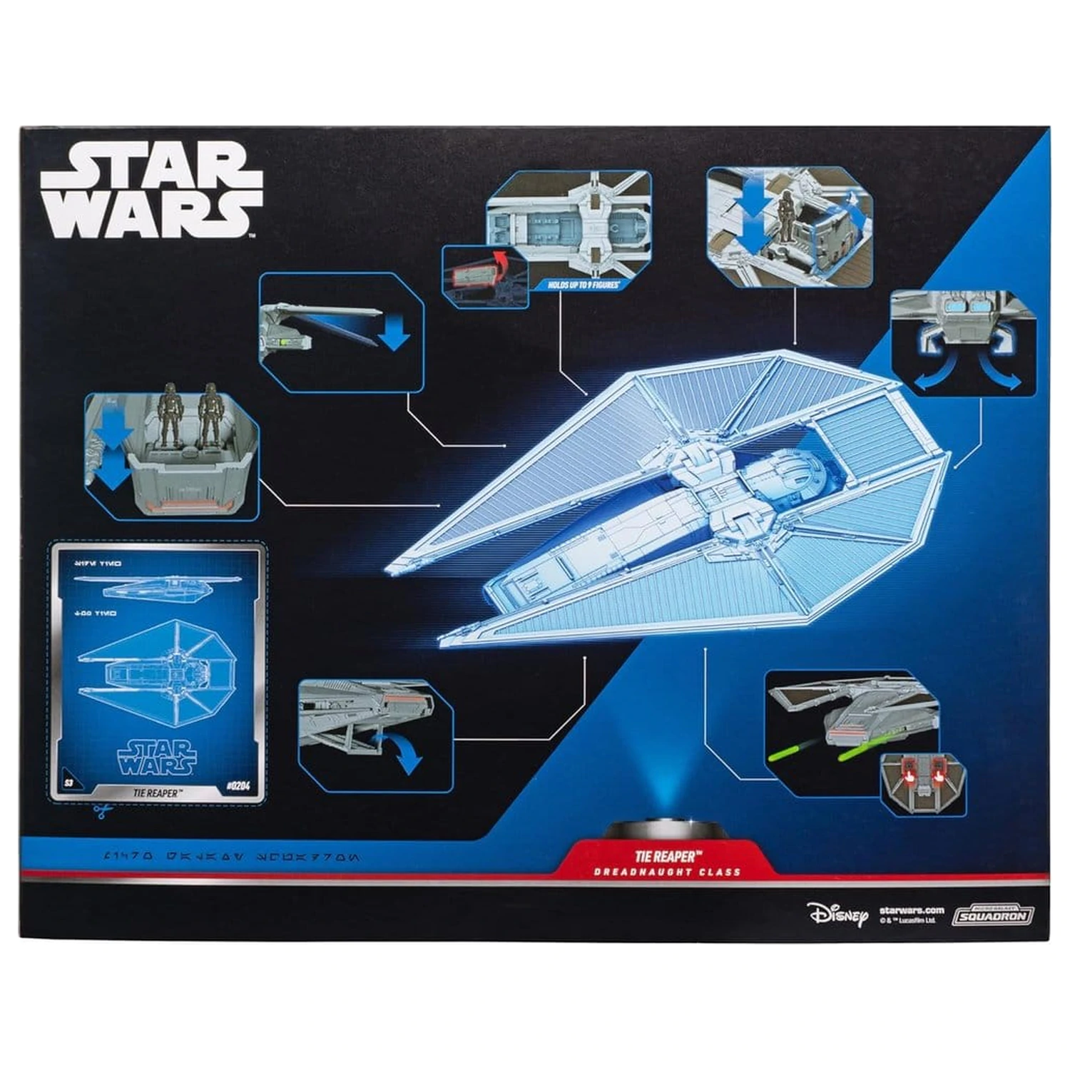 Star Wars Feature Fahrzeug Dreadnaught Class TIE Reaper Attack Lander 23 cm Produktfoto