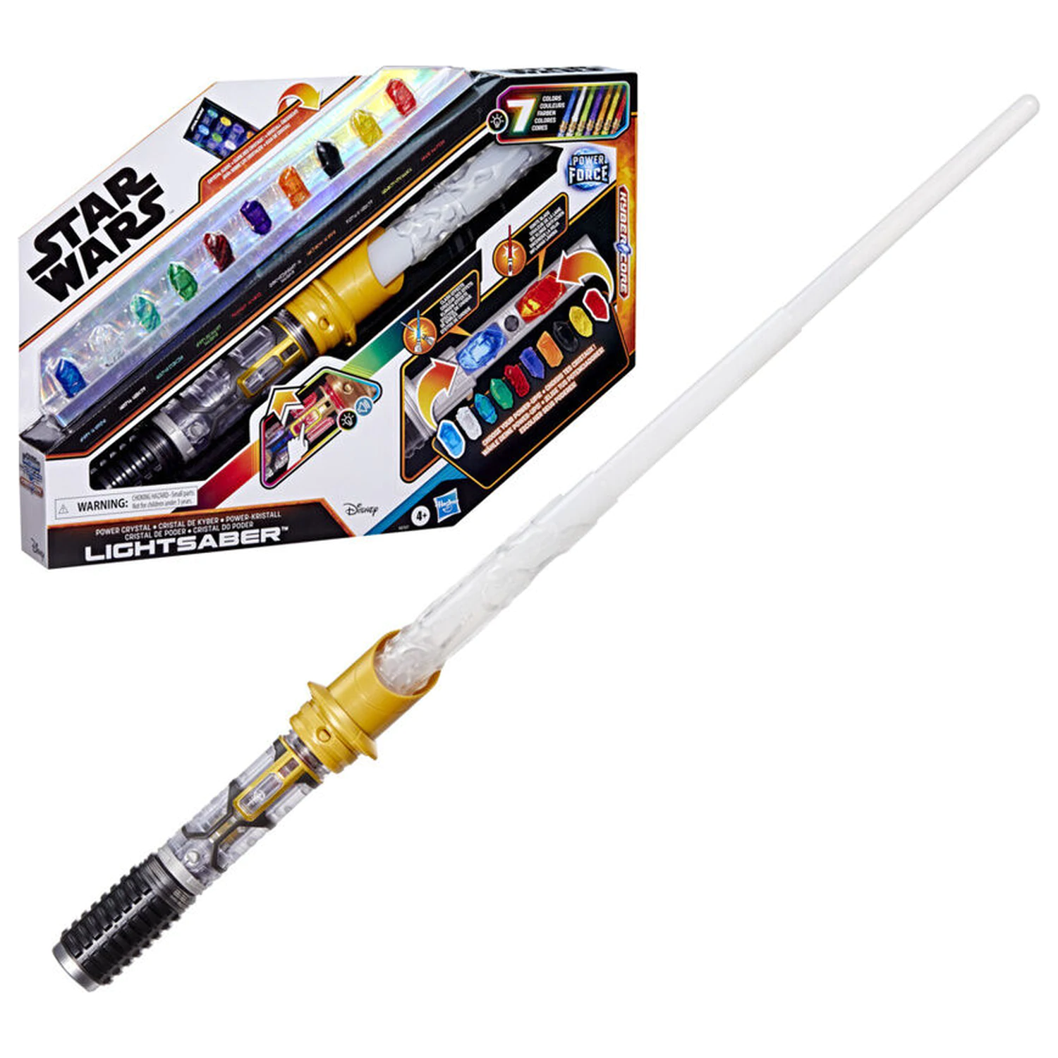 Star Wars Lightsaber mit Power Kristall Produktfoto