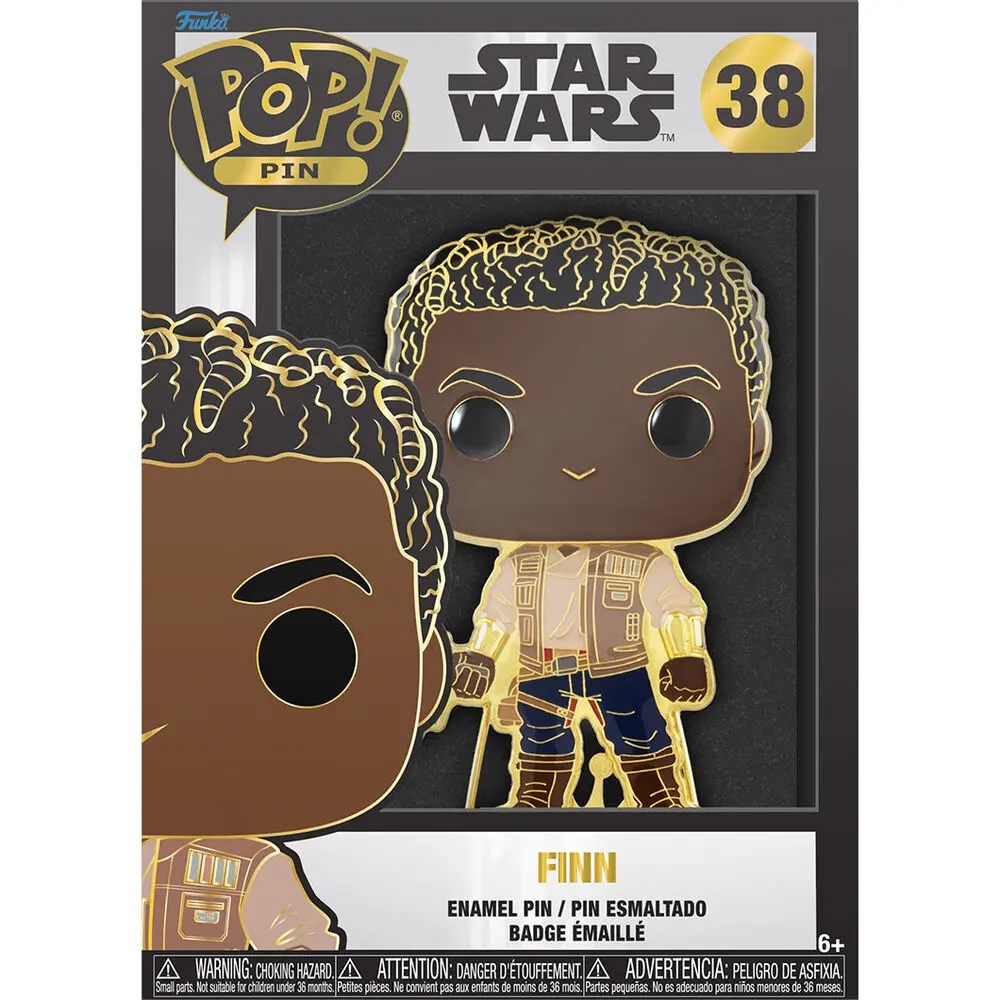 Star Wars POP! Pin Ansteck-Pin Finn 10 cm Produktfoto