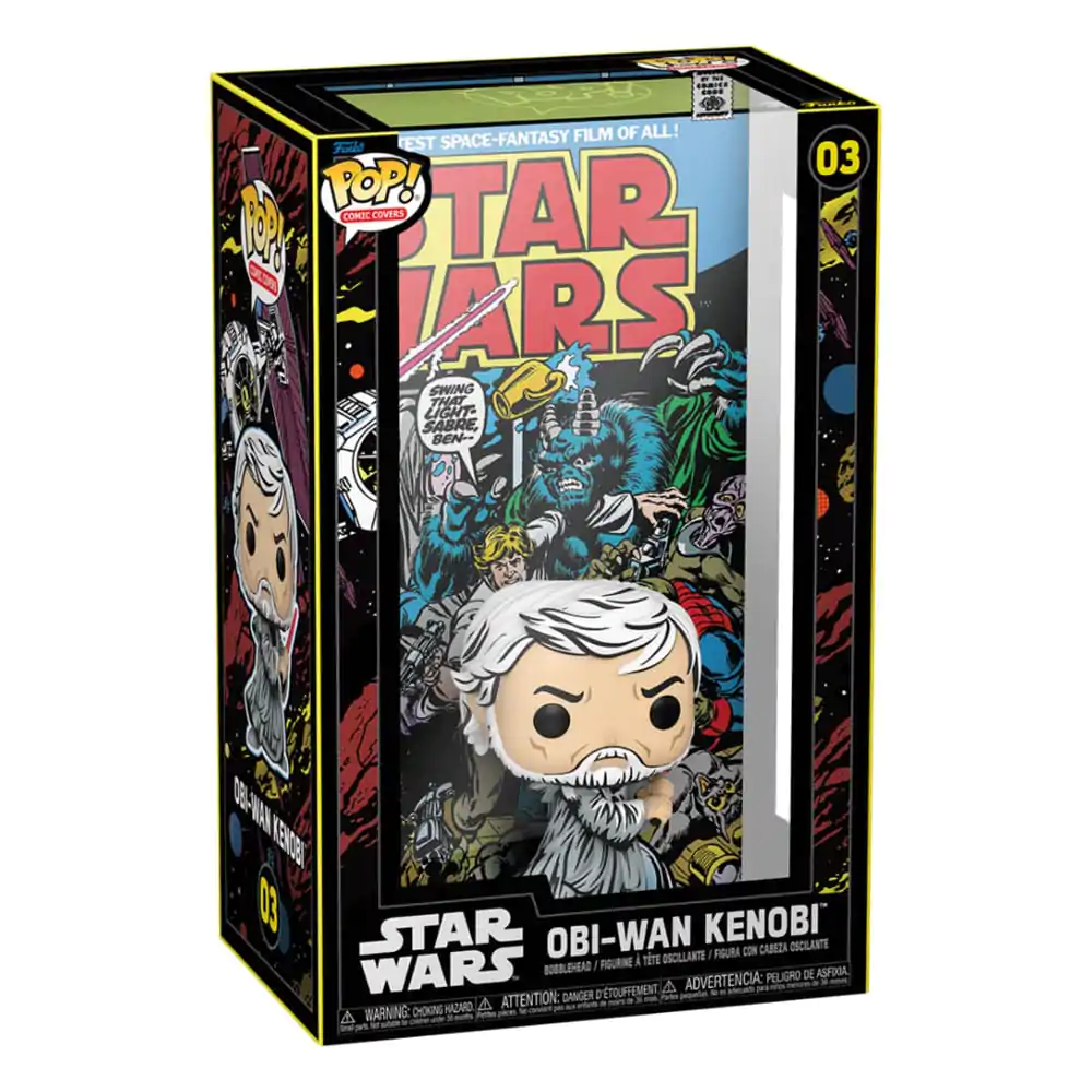 Star Wars Funko POP! Comic Cover Vinyl Figur Obi-Wan 9 cm termékfotó