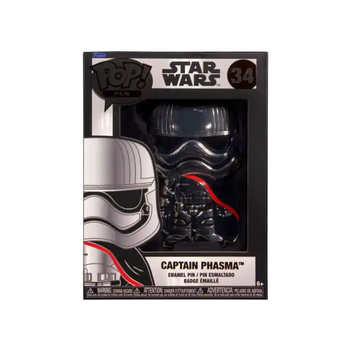 Star Wars POP! Pin Ansteck-Pin Captain Phasma 10 cm Produktfoto