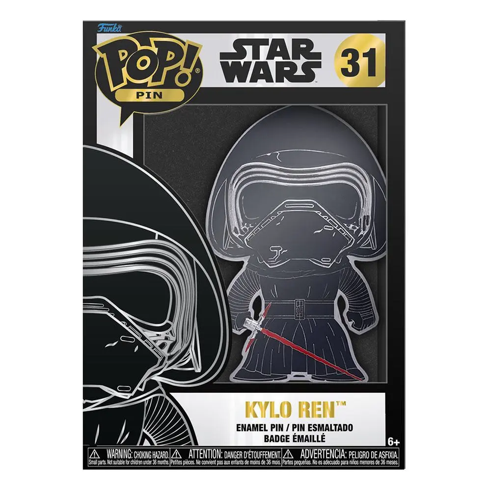 Star Wars POP! Pin Ansteck-Pin Kylo Ren 10 cm Produktfoto