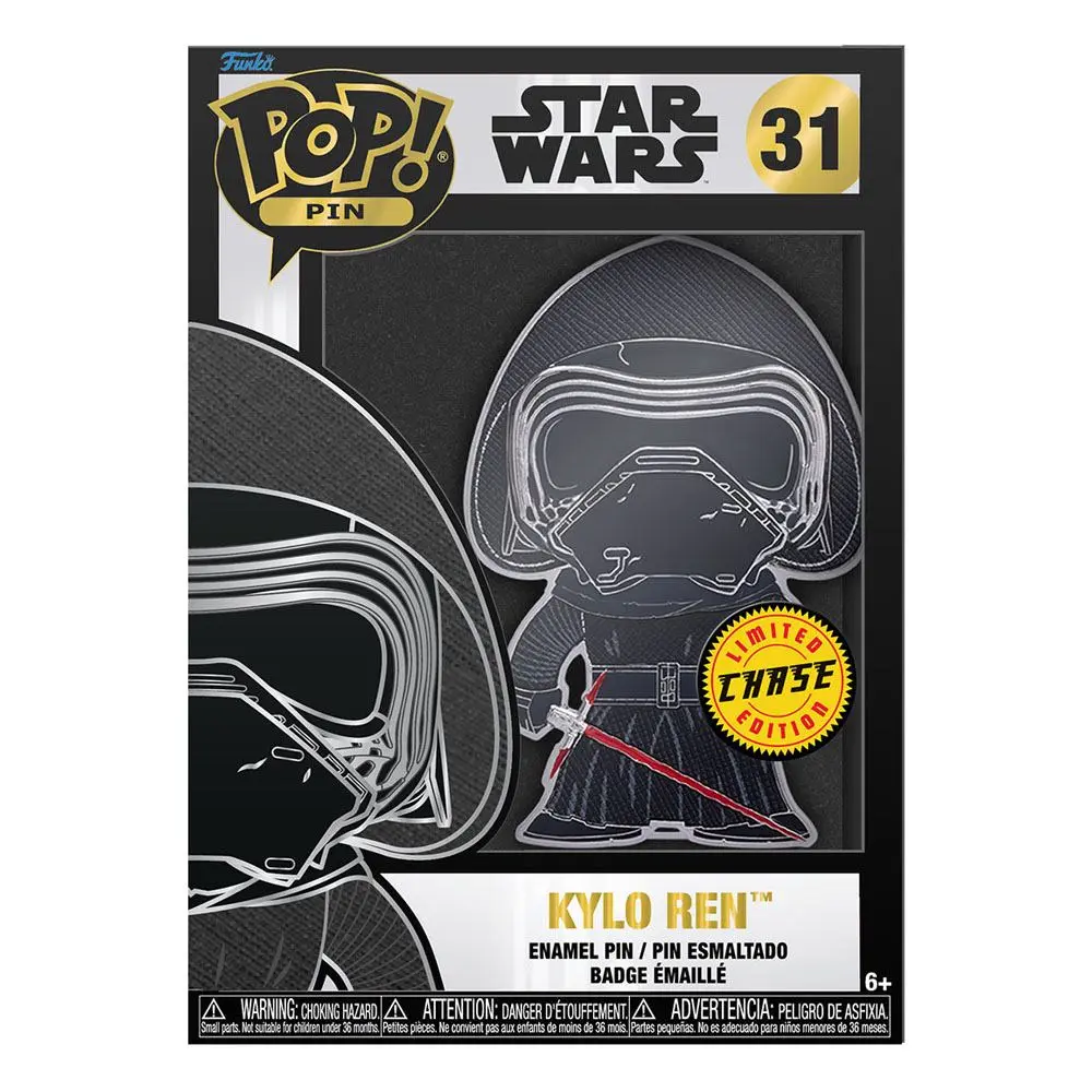Star Wars POP! Pin Ansteck-Pin Kylo Ren 10 cm Produktfoto