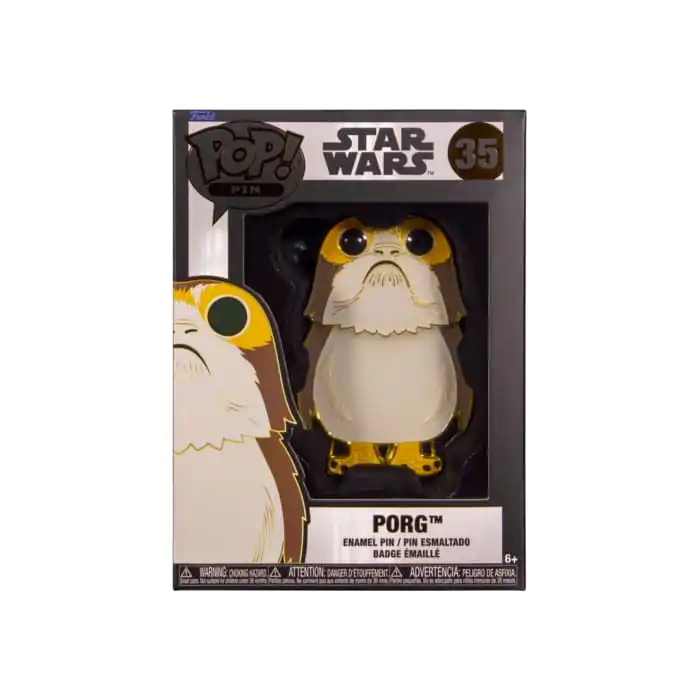 Star Wars POP! Pin Ansteck-Pin Porg 10 cm Produktfoto