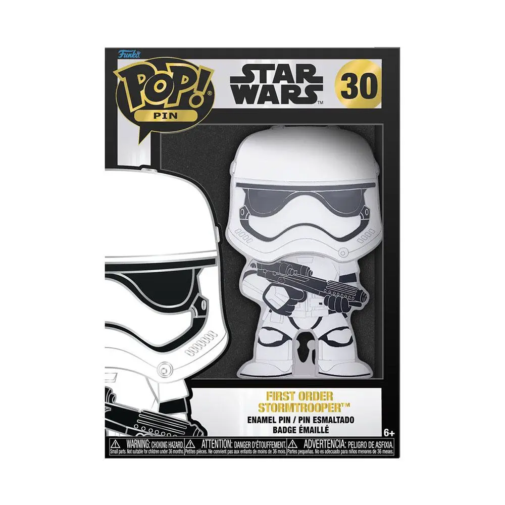 Star Wars POP! Pin Ansteck-Pin Stormtrooper 10 cm Produktfoto