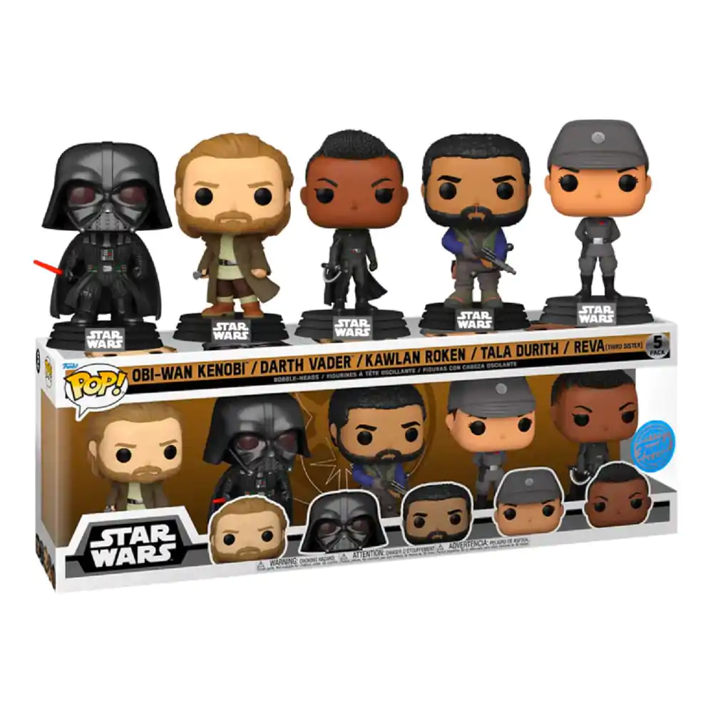 Star Wars POP! Movie Vinyl Figur 5er-Pack Obi-Wan Kenobi 9 cm Produktfoto