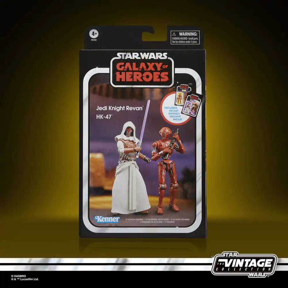 Star Wars: Galaxy of Heroes Vintage Collection Actionfiguren 2er-Pack Jedi Knight Revan &amp; HK-47 10 cm Produktfoto