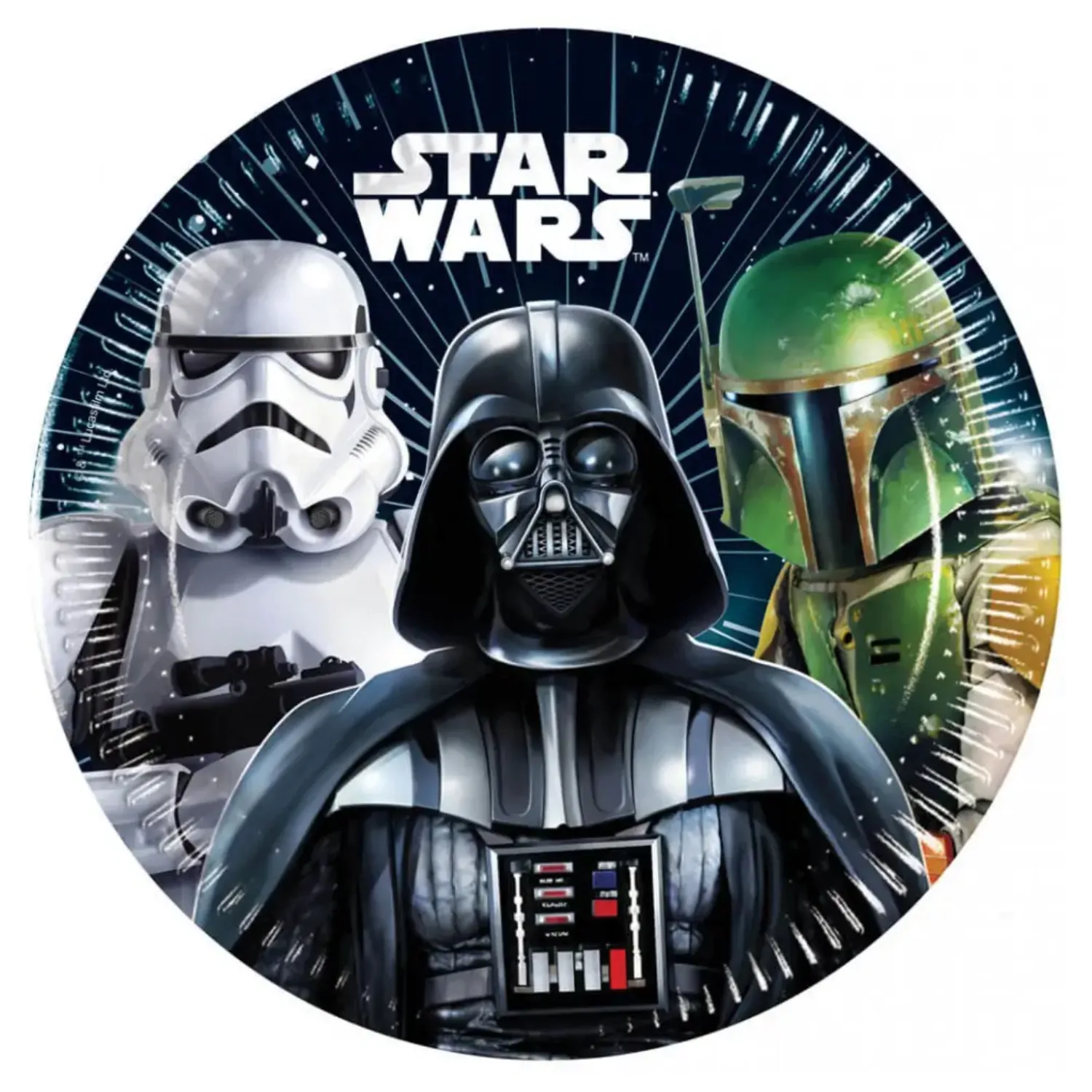 Star Wars Galaxy Papierteller 8 Stück 20 cm FSC Produktfoto