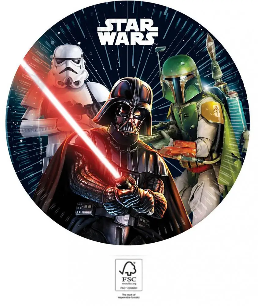 Star Wars Galaxy Papier Platte 8 db-os 23 cm termékfotó