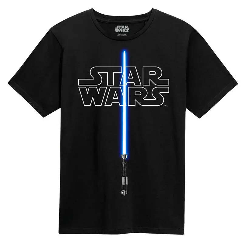 Star Wars Glow In The Dark Lightsaber T-shirt termékfotó