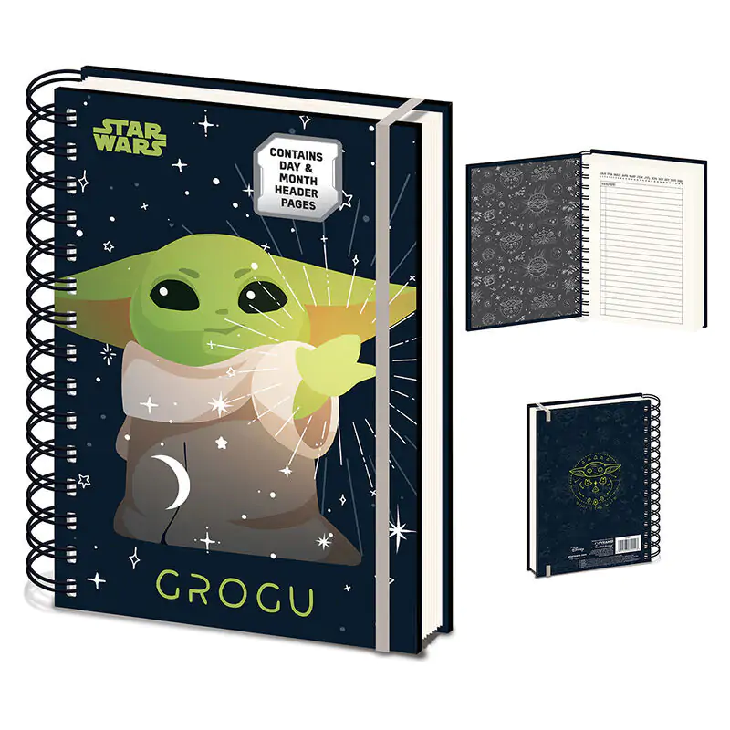 Star Wars Grogu A5 Notizbuch Produktfoto