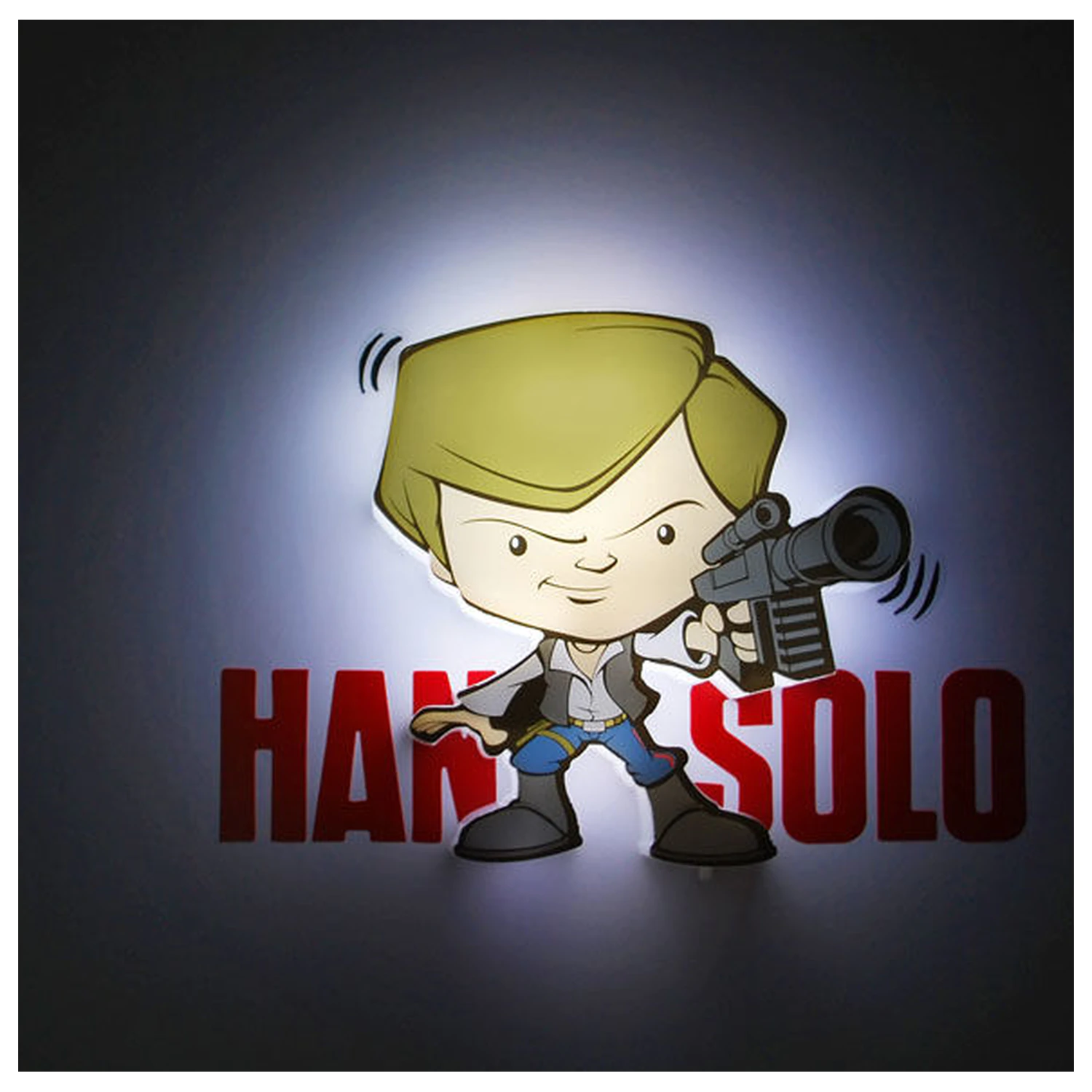 Star Wars Hans Solo 3D Licht FX Minilampe Produktfoto