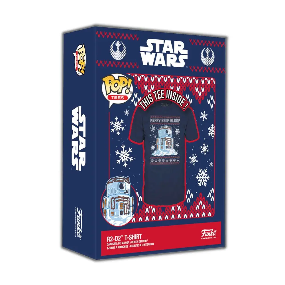 Star Wars Holiday Funko POP! R2-D2 Snowman T-shirt Produktfoto