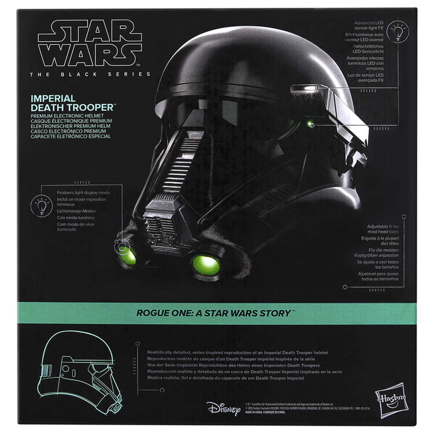 Star Wars Imperial Death Trooper Elektronischer Helm Produktfoto
