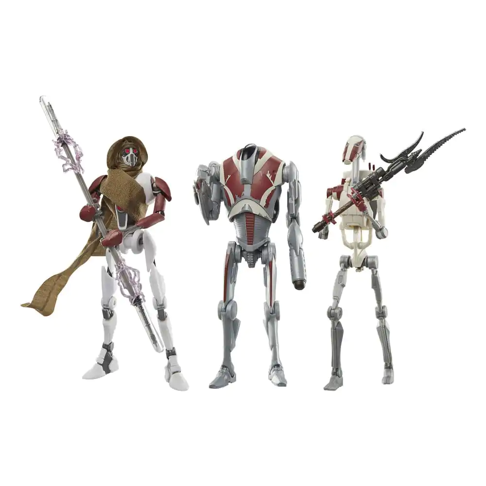 Star Wars Jedi: Survivor Black Series Action Figur 3er-Pack Magna Guard, Super Battle Droid & Battle Droid Produktfoto