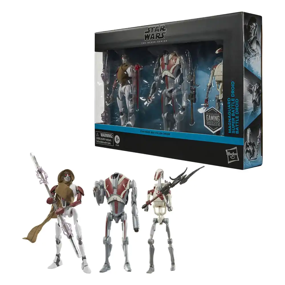 Star Wars Jedi: Survivor Black Series Action Figur 3er-Pack Magna Guard, Super Battle Droid & Battle Droid Produktfoto