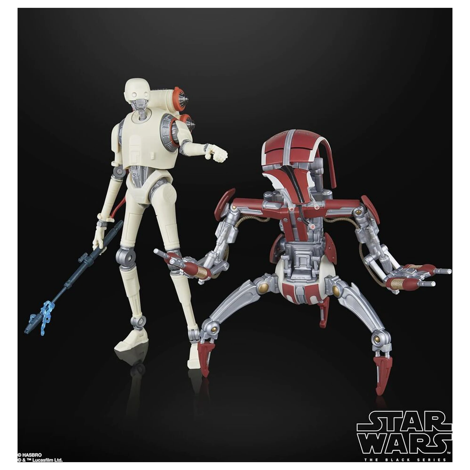 Star Wars Jedi Survivor KX Security Droid Enforcer & Droideka Pack 2 Figuren 15cm Produktfoto