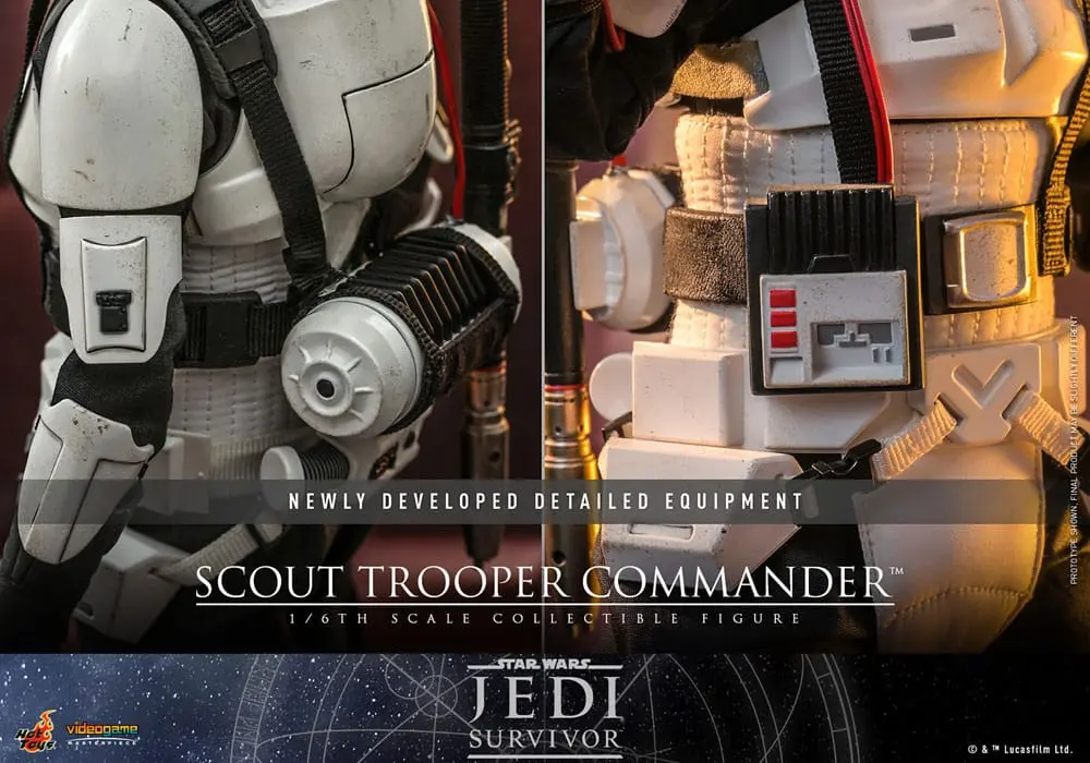 Star Wars: Jedi Survivor Videogame Masterpiece Actionfigur 1/6 Scout Trooper Commander 30 cm Produktfoto