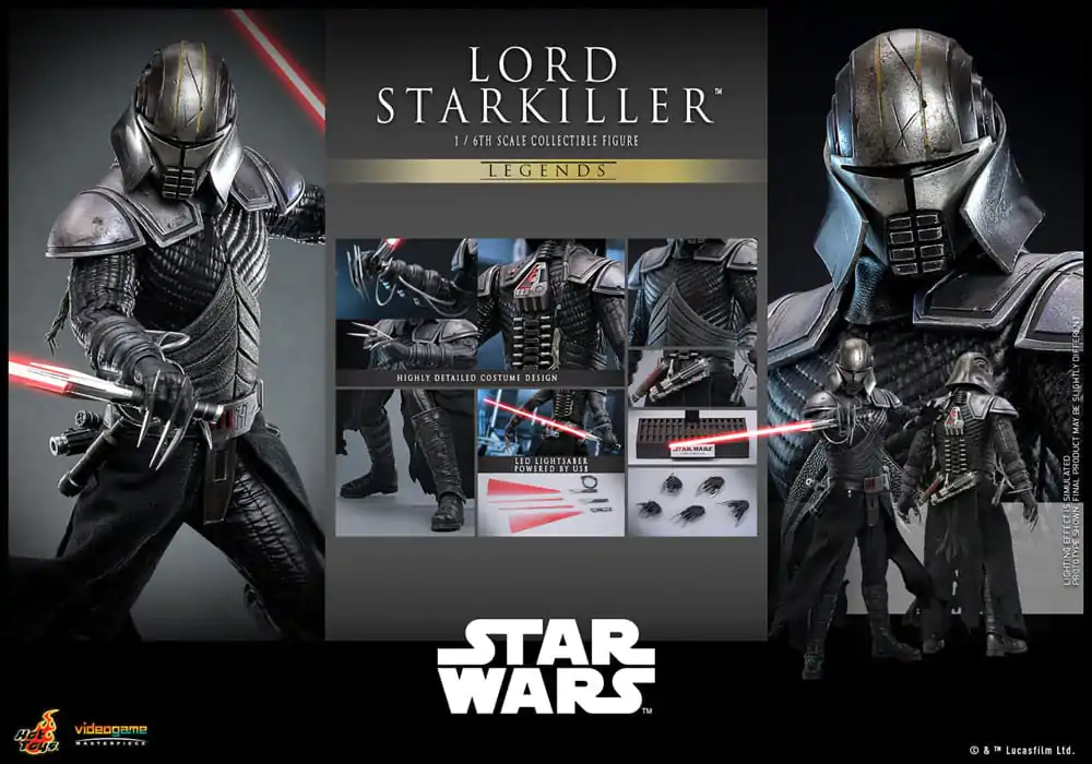 Star Wars Legends Videogame Masterpiece Actionfigur 1/6 Lord Starkiller 31 cm Produktfoto