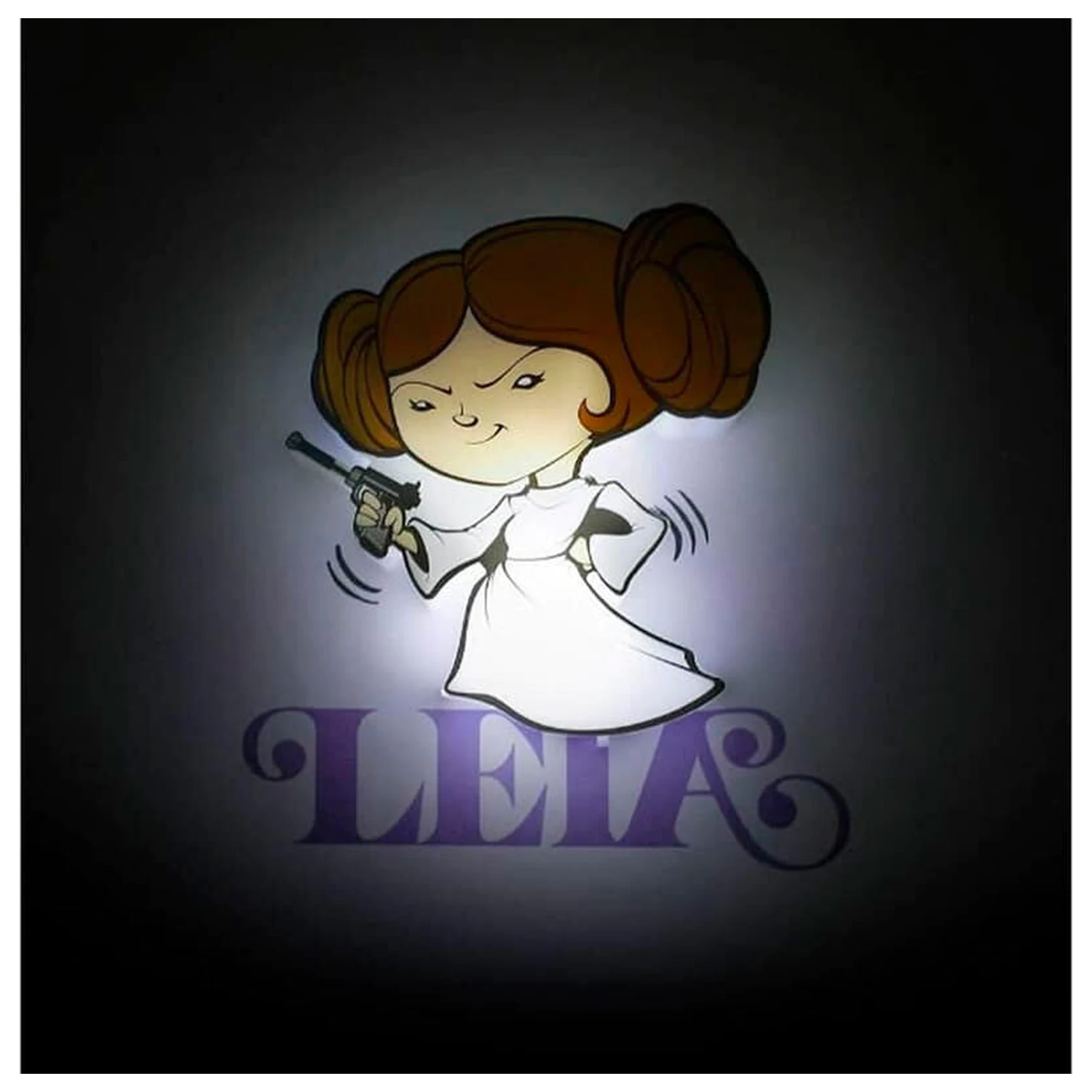 Star Wars Leia 3D Light FX Minilampe Produktfoto