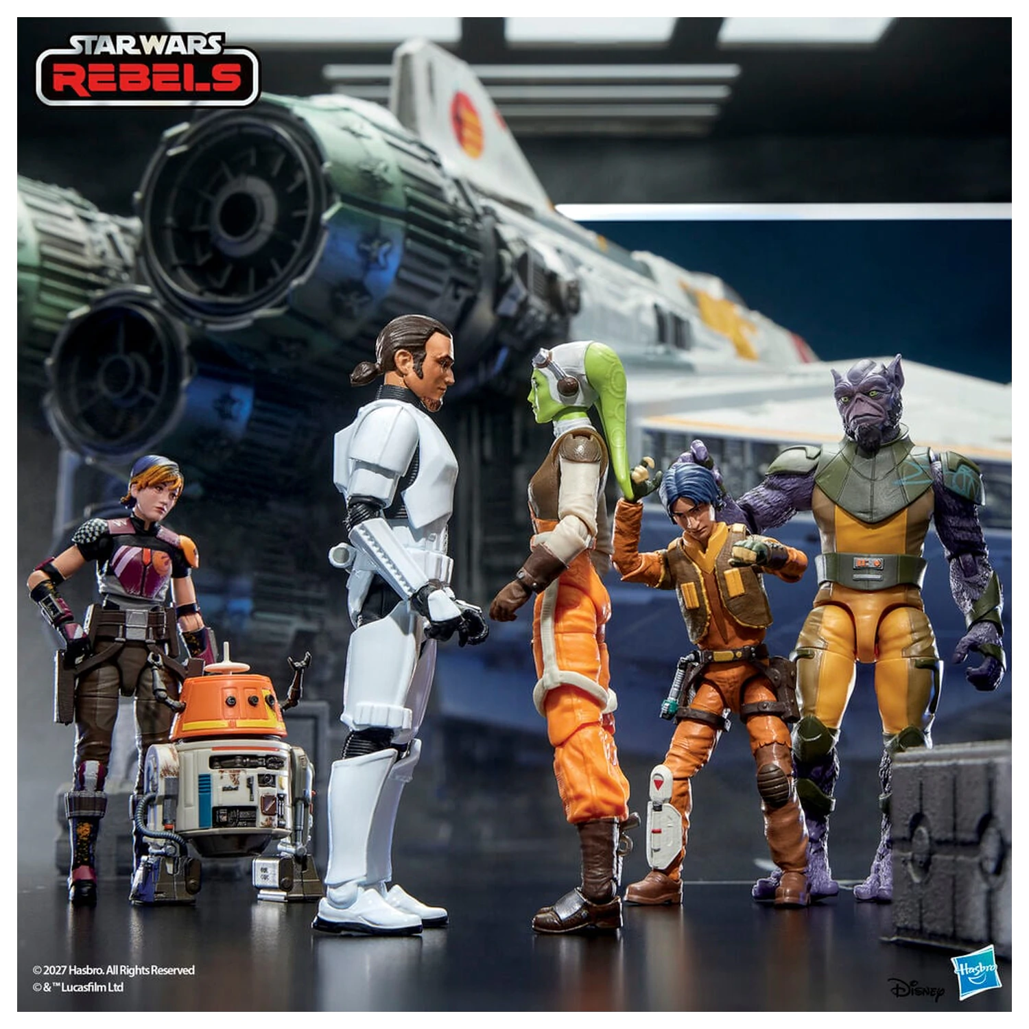 Star Wars Lothal Rebel Pack 3 Figuren 9,5 cm Produktfoto