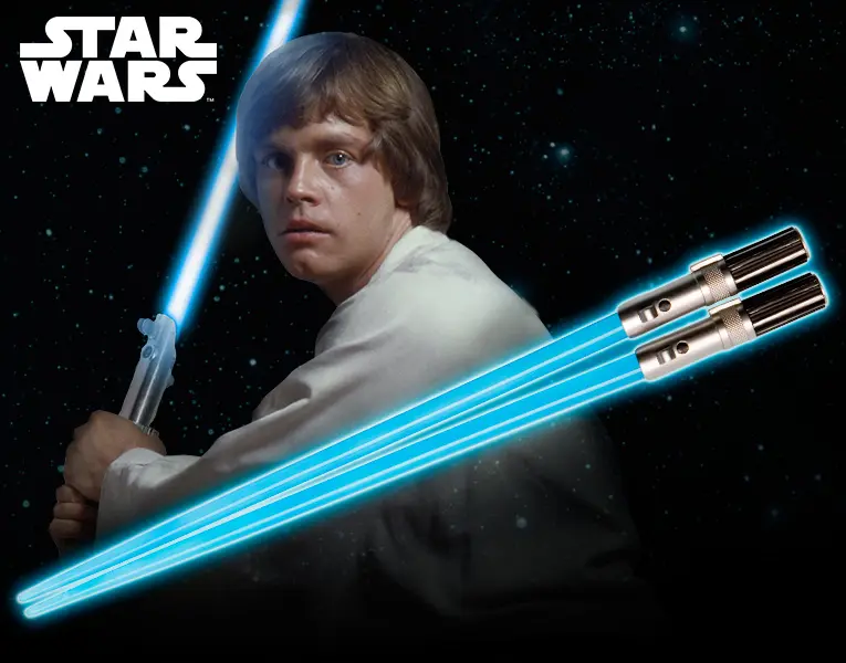 Star Wars Essstäbchen Luke Skywalker Lichtschwert (renewal) Produktfoto