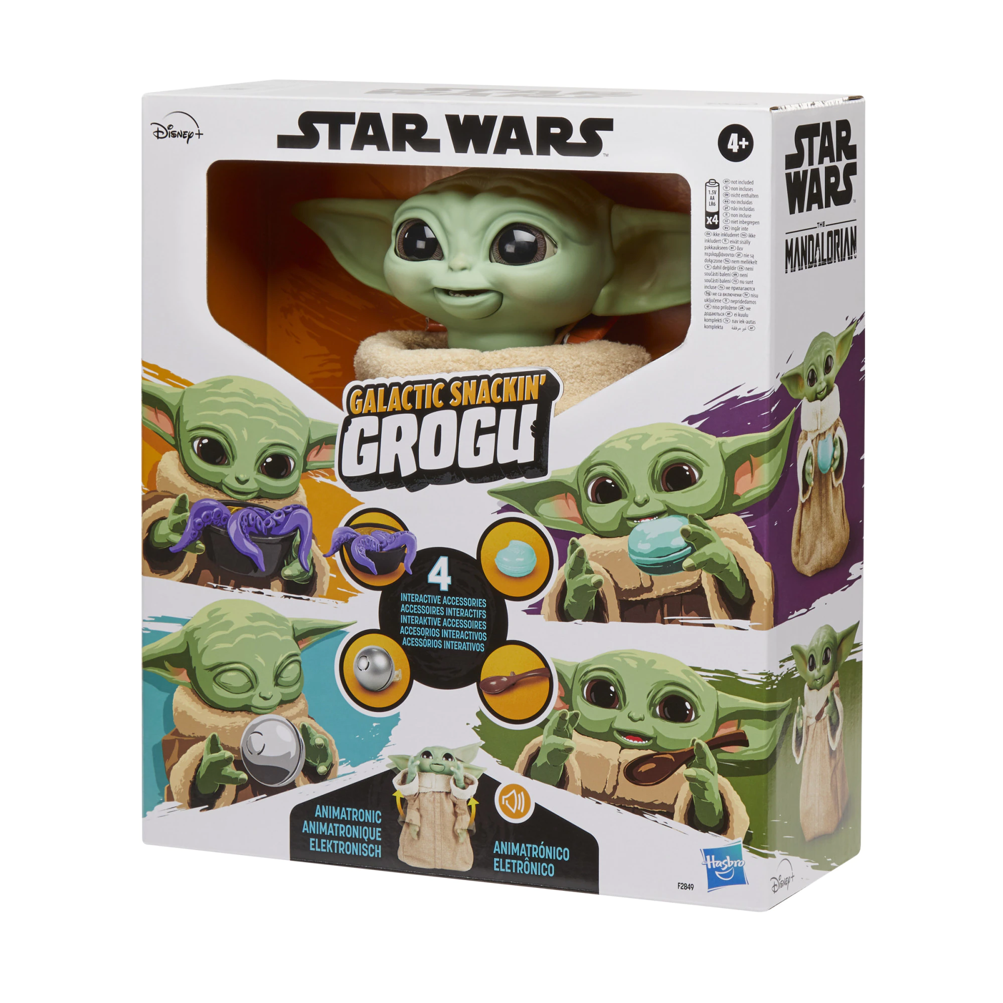 Star Wars The Mandalorian Interactive Figur Galactic Snackin´ Grogu 23 cm Produktfoto