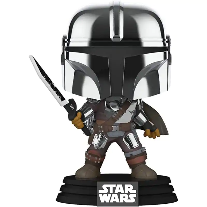 Star Wars: Mandalorian Funko POP! Vinyl Figur MandoW/DrkSabr(GW/MT) 9 cm Produktfoto