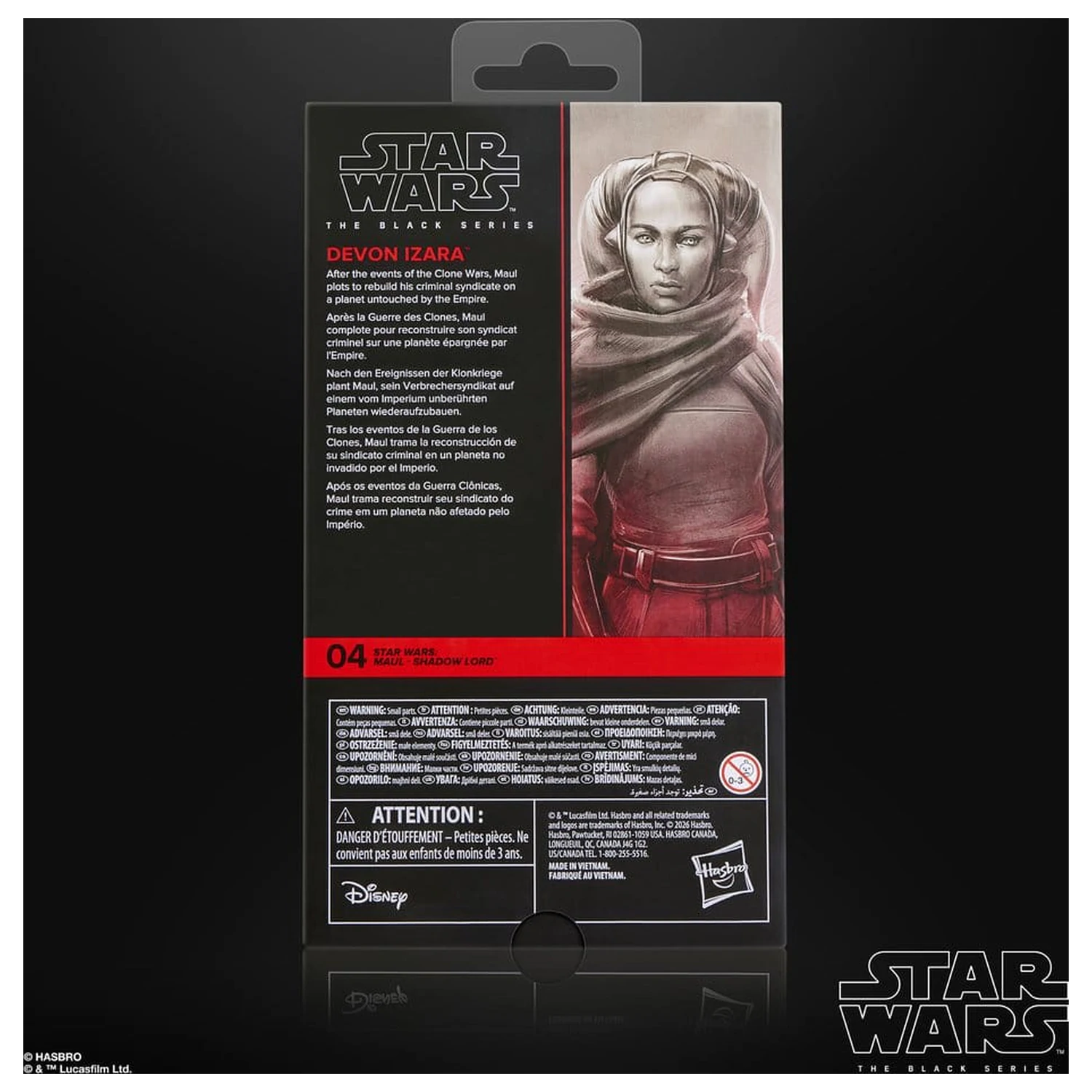 Star Wars: Maul - Shadow Lord Black Series Action-Figur Devon Izara 15 cm Produktfoto