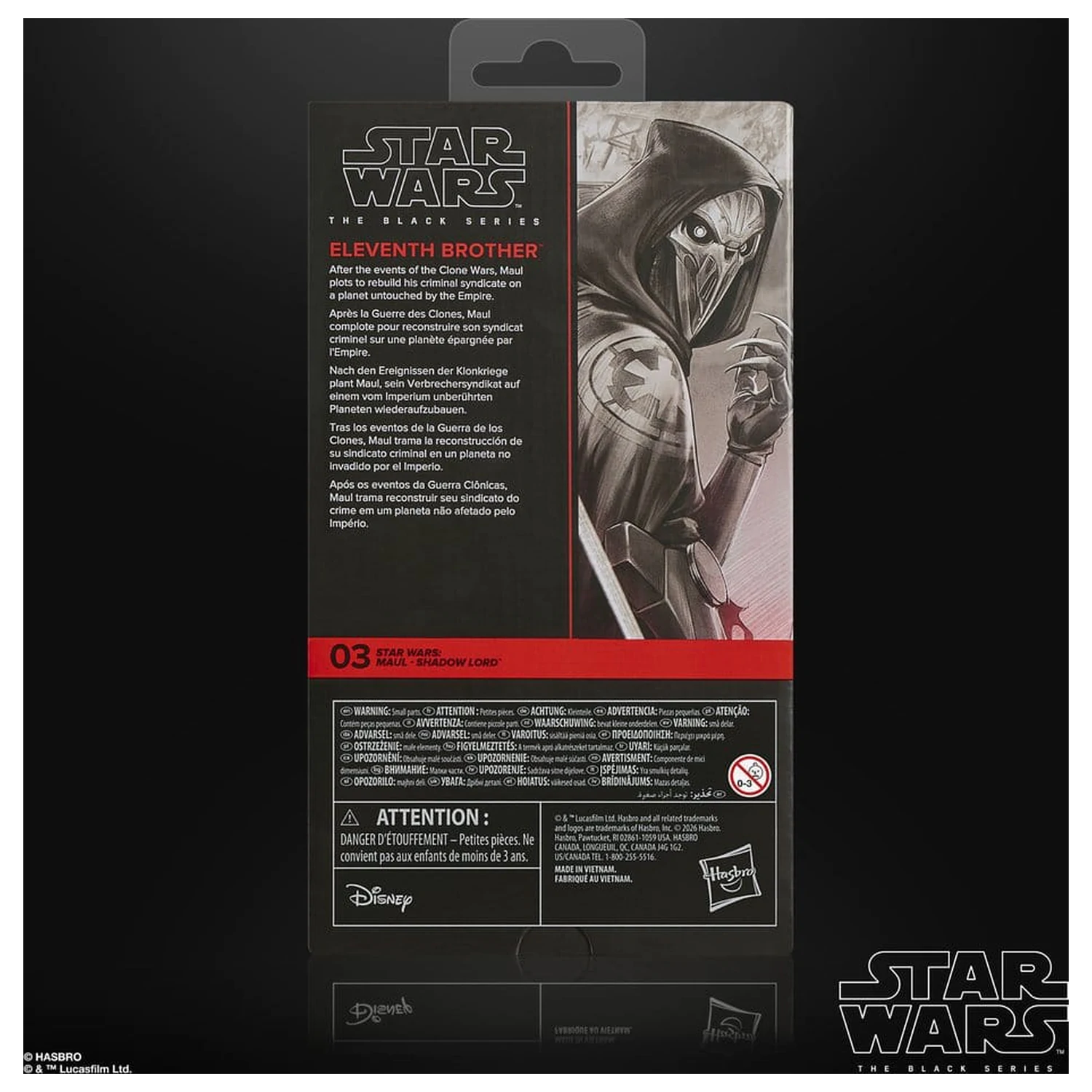 Star Wars: Maul - Shadow Lord Black Series Action Figur Eleventh Brother 15 cm Produktfoto