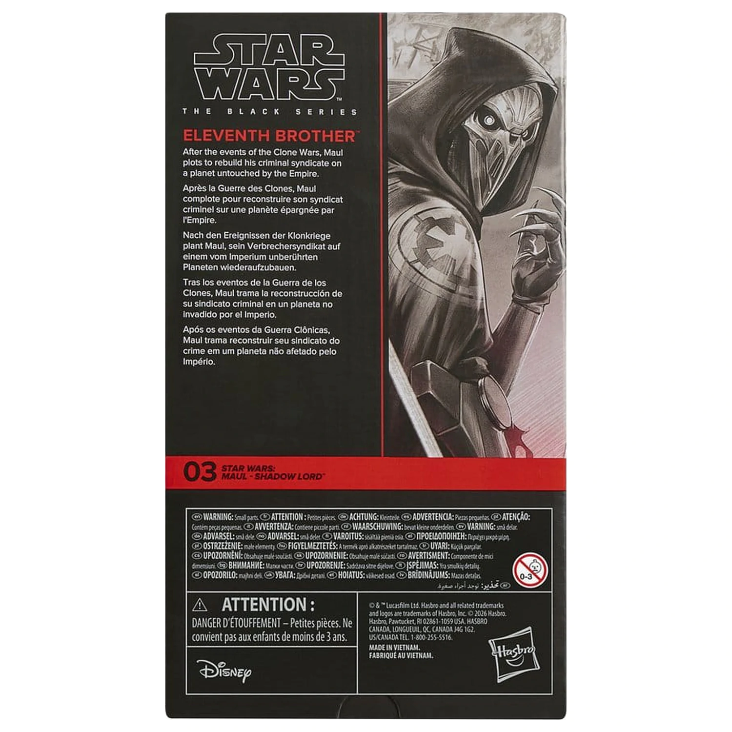 Star Wars: Maul - Shadow Lord Black Series Action Figur Eleventh Brother 15 cm Produktfoto