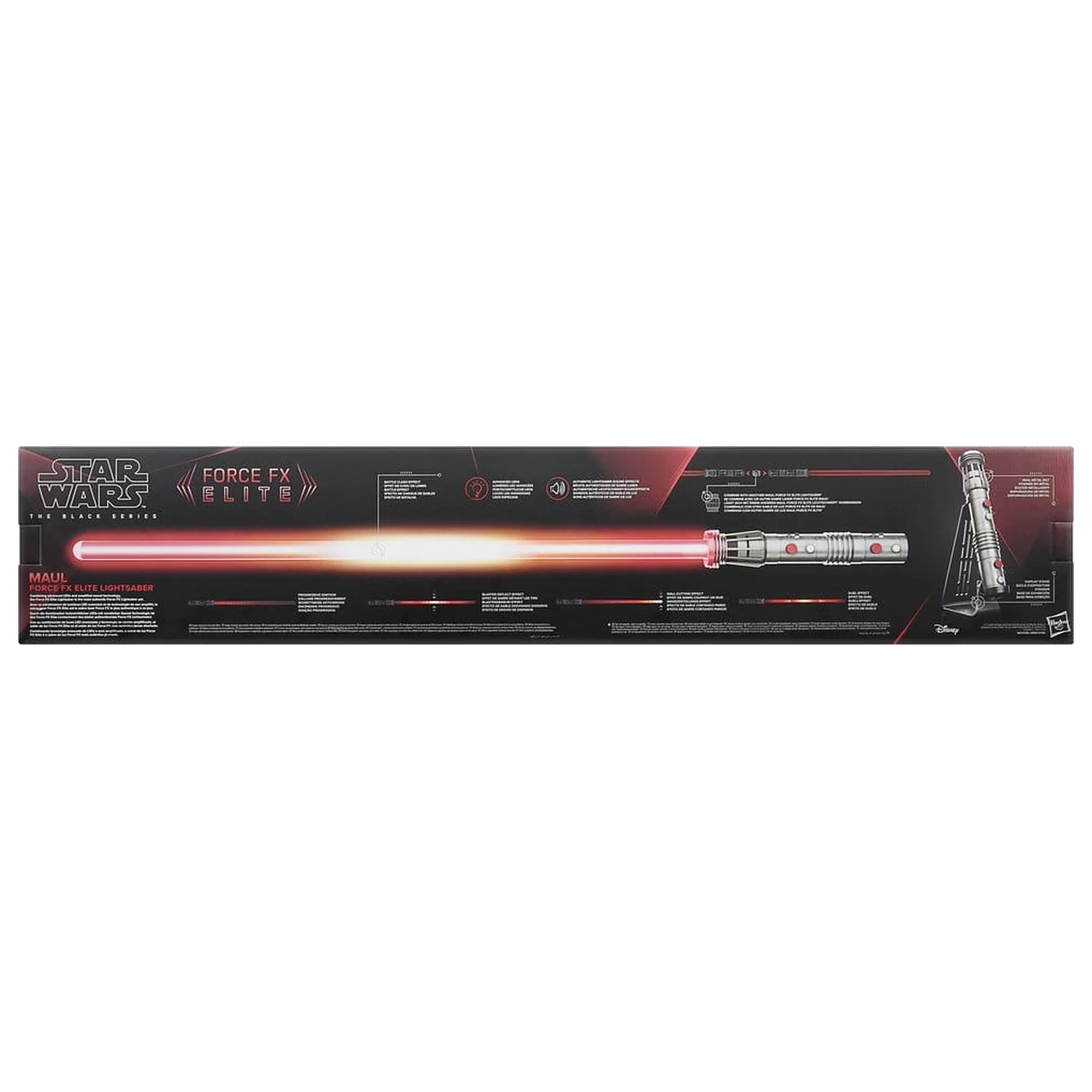 Star Wars: Maul - Shadow Lord Black Series Replik Force FX Elite Lichtschwert Maul Produktfoto