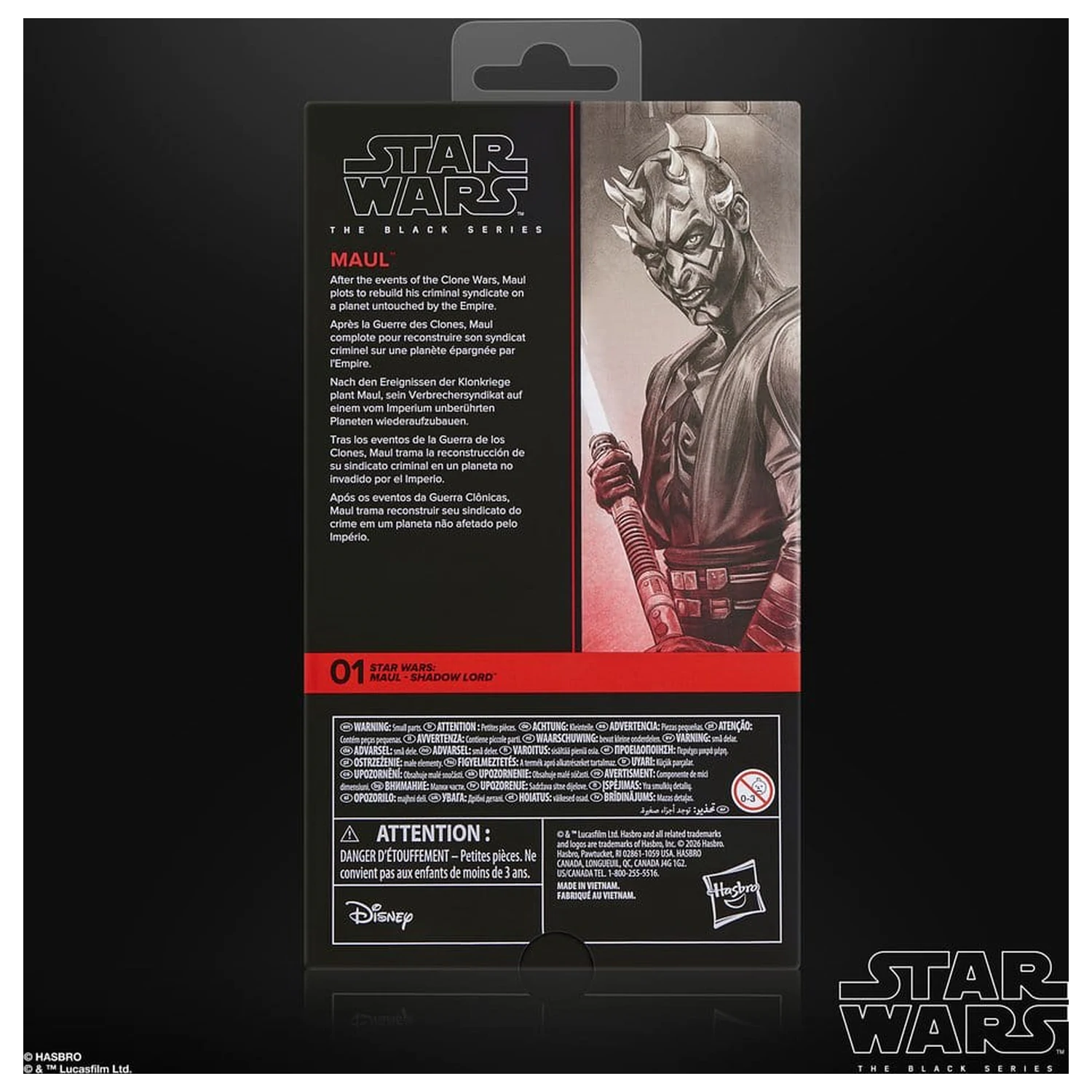 Star Wars: Maul - Shadow Lord Black Series Actionfigur Maul 15 cm Produktfoto