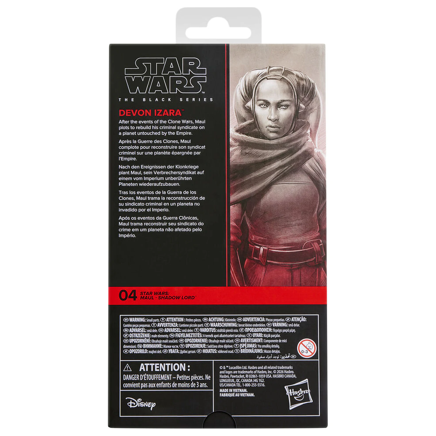 Star Wars Maul Shadow Lord Devon Izara Figur 15cm Produktfoto