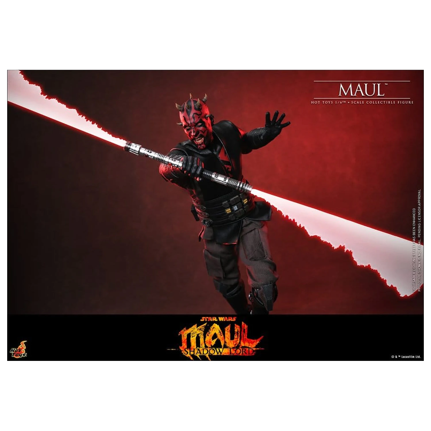 Star Wars: Maul - Shadow Lord Television Masterpiece Action Figur 1/6 Maul 29 cm Produktfoto