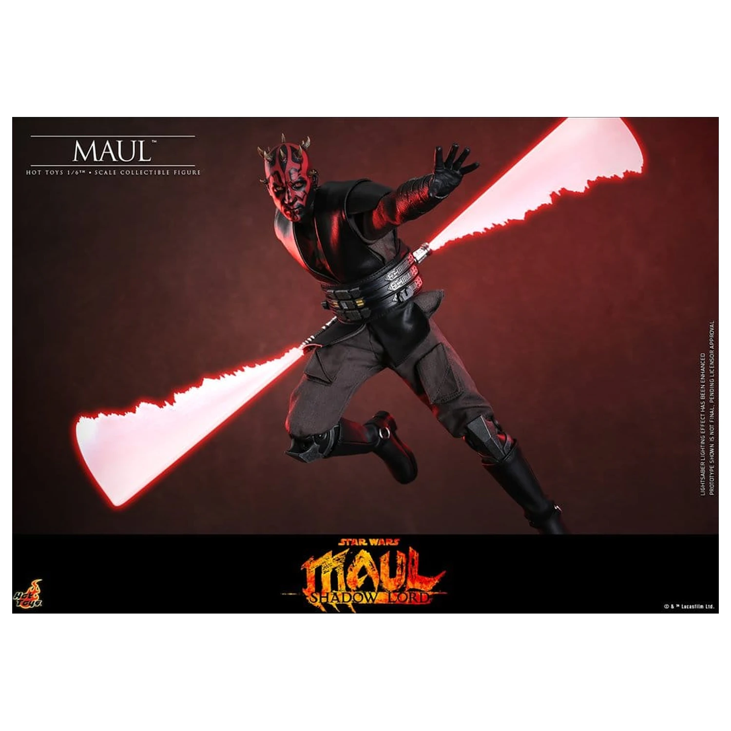 Star Wars: Maul - Shadow Lord Television Masterpiece Action Figur 1/6 Maul 29 cm Produktfoto